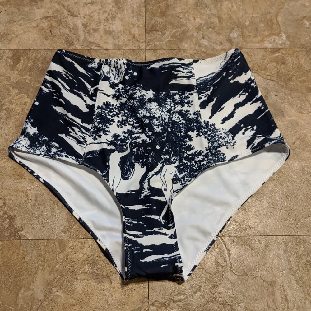 REFORMATION MANDALAY BIKINI BOTTOM IN NAKED LUNCH